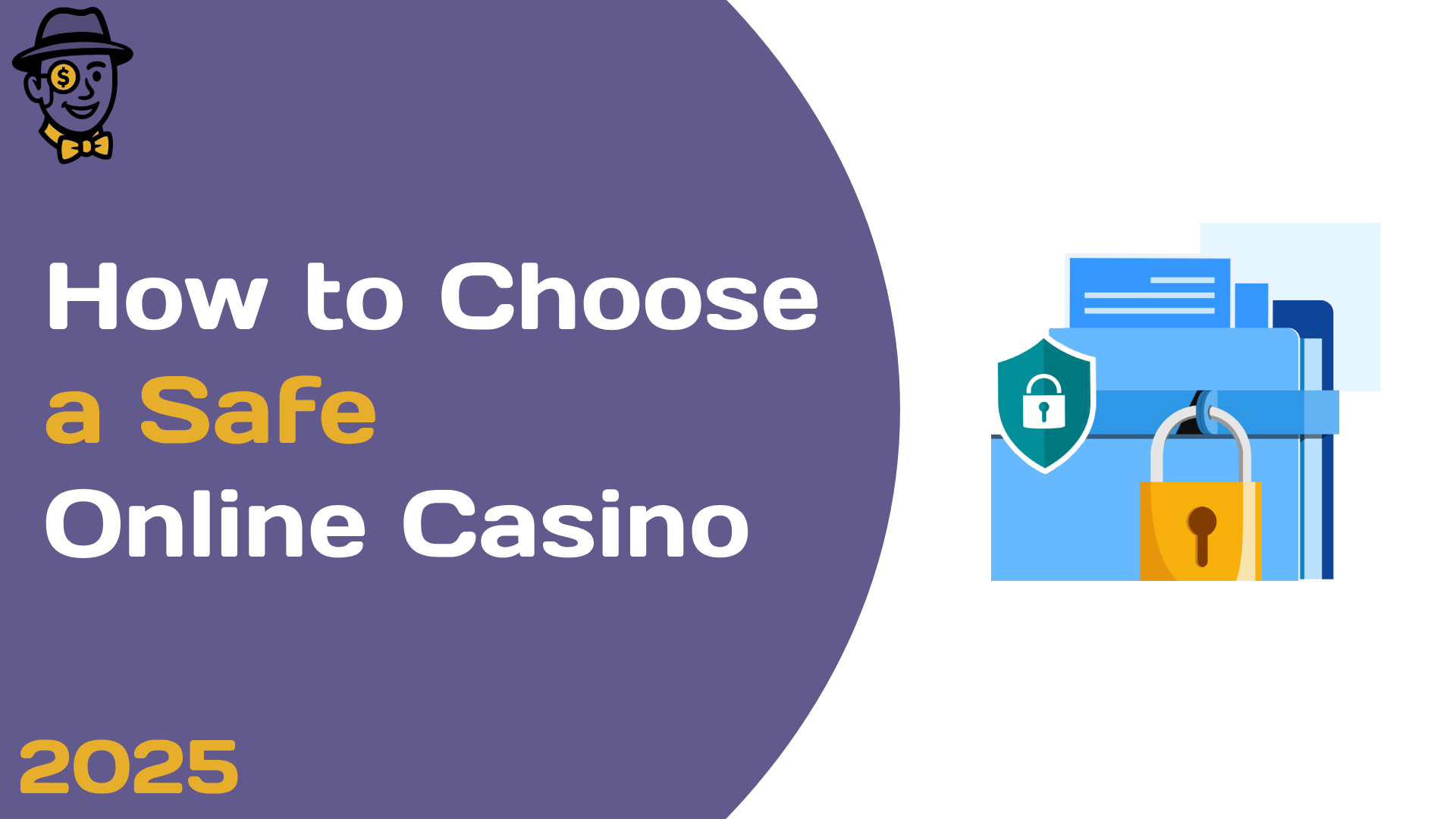 How to choose a safe online casino guide illustration